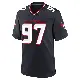 ＃97 Men's Mario Edwards Jr. Navy Game Houston Texans Team Jersey