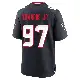 ＃97 Men's Mario Edwards Jr. Navy Game Houston Texans Team Jersey