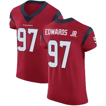 ＃97 Men's Mario Edwards Jr. Red Elite Houston Texans Alternate Vapor Untouchable Jersey