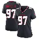 ＃97 Women's Mario Edwards Jr. Navy Game Houston Texans Team Jersey