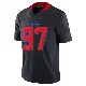 ＃97 Youth Mario Edwards Jr. Navy Limited Houston Texans 2nd Alternate Vapor F.U.S.E. Jersey