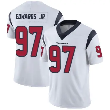 ＃97 Youth Mario Edwards Jr. White Limited Houston Texans Vapor Untouchable Jersey