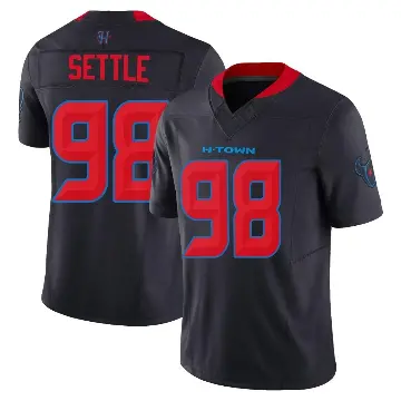 ＃98 Men's Tim Settle Jr. Navy Limited Houston Texans 2nd Alternate Vapor F.U.S.E. Jersey