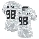＃98 Women's Tim Settle Jr. Arctic Camo Limited Houston Texans 2024 Salute to Service Jersey