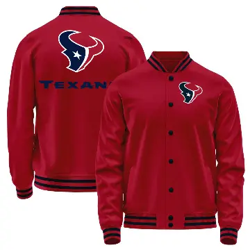 Men's Red Houston Texans Full-Snap Jacket